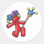 Red Jester Stickers (Voorkant)