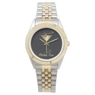 Red Jewel Gold Metallic-Time voor Martini Horloge