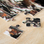 Red Jigzaag Puzzle Legpuzzel (Zijkant)