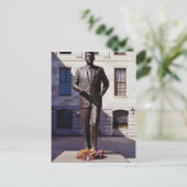 Red John F. Kennedy standbloemen Briefkaart (Staand voorkant)