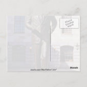 Red John F. Kennedy standbloemen Briefkaart (Achterkant)