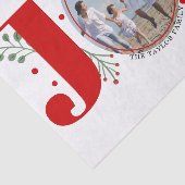 Red Joy met kerstfoto's met bessen Tissuepapier (Detail)