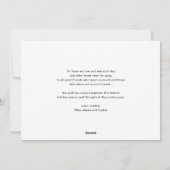 Red Joy to world Kerstcarol Foto Feestdagenkaart (Achterkant)