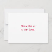 Red Joyeux Noël met kerstboom Kaart (Achterkant)