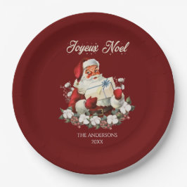 Red Joyeux Noel Papieren Bordje