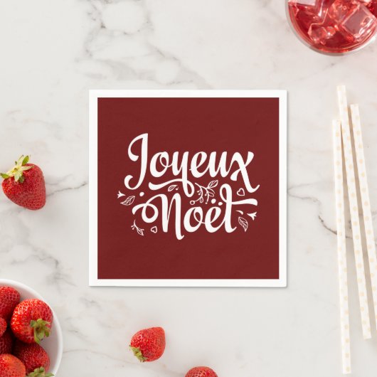 Red Joyeux Noel Servet (Insitu)