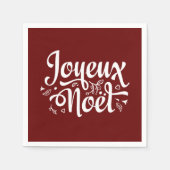 Red Joyeux Noel Servet (Voorkant)