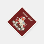 Red Joyeux Noel Servet (Hoek)