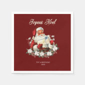 Red Joyeux Noel Servet (Voorkant)