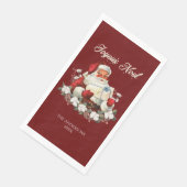 Red Joyeux Noel Servet (Hoek)