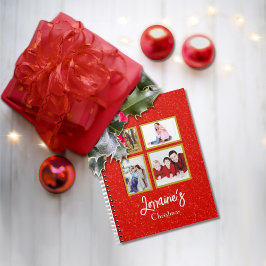 Red Joyoux Noel Fotoboek Notitieboek