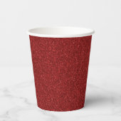 Red Juli 4de Glitter Papieren Bekers (Achterkant)
