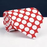 Red Jumbo Polka Dots Custom Necktie Stropdas<br><div class="desc">Make a bold statement with this custom necktie featuring vibrant jumbo polka dots. Perfect for adding a touch of playful elegance to any outfit, this necktie is a unique and eye-catching accessory that’s sure to turn heads. Whether you’re dressing up for a special occasion or adding some personality to your...</div>