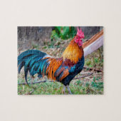 Red junglefowl legpuzzel (Horizontaal)