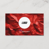 Red Junk Removal Hauling Service Logo Visitekaartje (Achterkant)