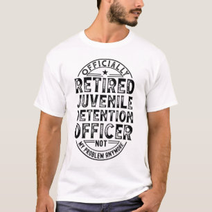 red juvenile Detention Officer T-shirt