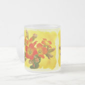 Red Kalanchoe - Succulent Sunshine Matglas Koffiemok (Voorkant links)