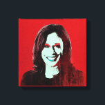 Red Kamala Harris Pop Art Canvas Afdruk<br><div class="desc">Politieke Pop Art Gear en Politieke Gifts van PolitiClothes.com & PolitiCardz.com Vind de meest unieke verkiezingen en politieke cadeaus, waaronder: politieke T-shirts, politieke Bumperstickers, politieke Buttonnen, politieke Posters, politieke spelden, politieke Kaarten, politieke Mokken, politieke Posters, politieke handtekeningen en nog veel meer! Politieke kunst en kunst: http://www.PolitiClothes.com Politieke Kaarten en geschenken:...</div>