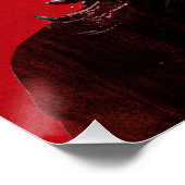 Red Kamala Harris Pop Art Perfect Poster (Hoek)