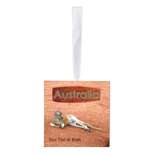 Red Kangaroo in het Pet Slouch Decoratie (Rechts)