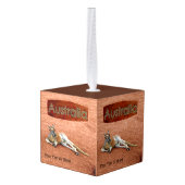 Red Kangaroo in het Pet Slouch Decoratie (Achter hoekig)