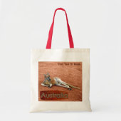 Red Kangaroo in het Pet Slouch Tote Bag (Voorkant)
