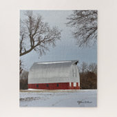 Red Kansas Barn Legpuzzel (Verticaal)