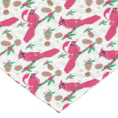 Red Kardinaal Bird santa Korte Tafelloper (Hoek)