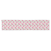 Red Kardinaal Bird santa Korte Tafelloper (Horizontaal)