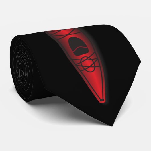 Red Kayak Stropdas (Opgerold)