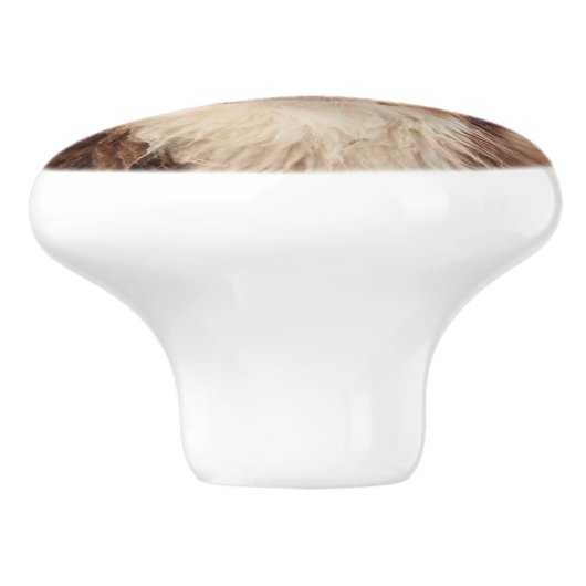 Red Keramische Knop (Zijkant)