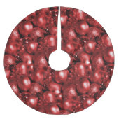 Red kerst Baubles Kerstboom Rok (Voorkant)