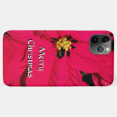 Red kerst Poinsettia Case-Mate iPhone Case (Achterkant (horizontaal))