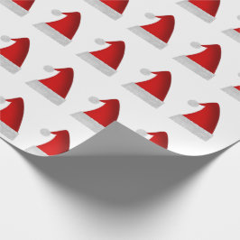 Red Kerstkerstkerstkerstkerstkerstmanhoeden Cadeaupapier