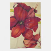 Red Kerstmis Amaryllis Kitchen Towels Theedoek (Verticaal)