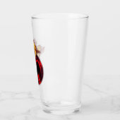 Red Kerstmis Bauble Kerstmis Glas (Links)