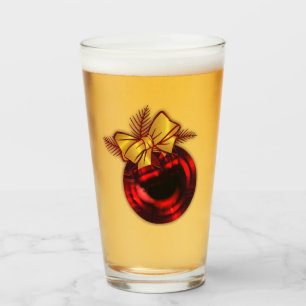 Red Kerstmis Bauble Kerstmis Glas