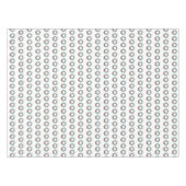 Red Kerstmis Blauwe Ginger Jar Jars Tafelkleed (Voorkant (Horizontaal))