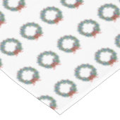 Red Kerstmis Blauwe Ginger Jar Jars Tafelkleed (Gekanteld)