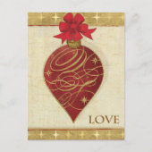 Red Kerstmis DŽcor Hope Feestdagenkaart (Voorkant)