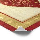 Red Kerstmis DŽcor Hope Poster (Hoek)