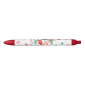 Red Kerstmis Flamingo Baubles pen (Voorkant)