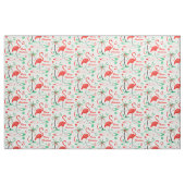 Red Kerstmis Flamingo Merry kerst klein Stof (Fat Quarter)