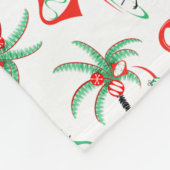 Red Kerstmis Flamingo Multi fleece (Hoek)