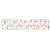 Red Kerstmis Flamingo Multi-table runner Korte Tafelloper (Horizontaal)