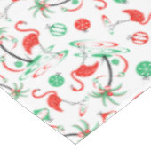 Red Kerstmis Flamingo Multi tablecloth Tafelkleed (Gekanteld)