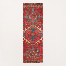 Red Kilim tapijt Rug Geometric Patterned Fitness