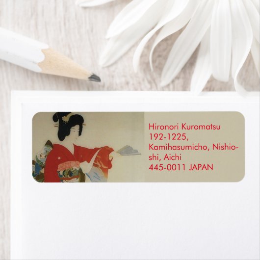 Red Kimono Etiket (Insitu)