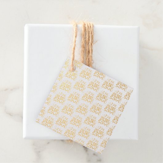 Red kinderen, red levens bedankjes labels (Met doos)