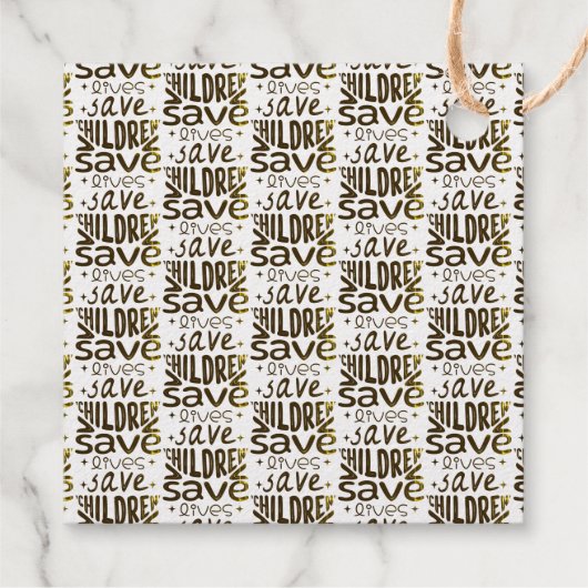 Red kinderen, red levens bedankjes labels (Achterkant)